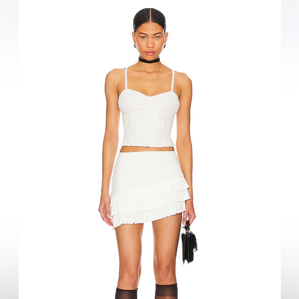 MAJORELLE White Skirt Set Sophisticated Style